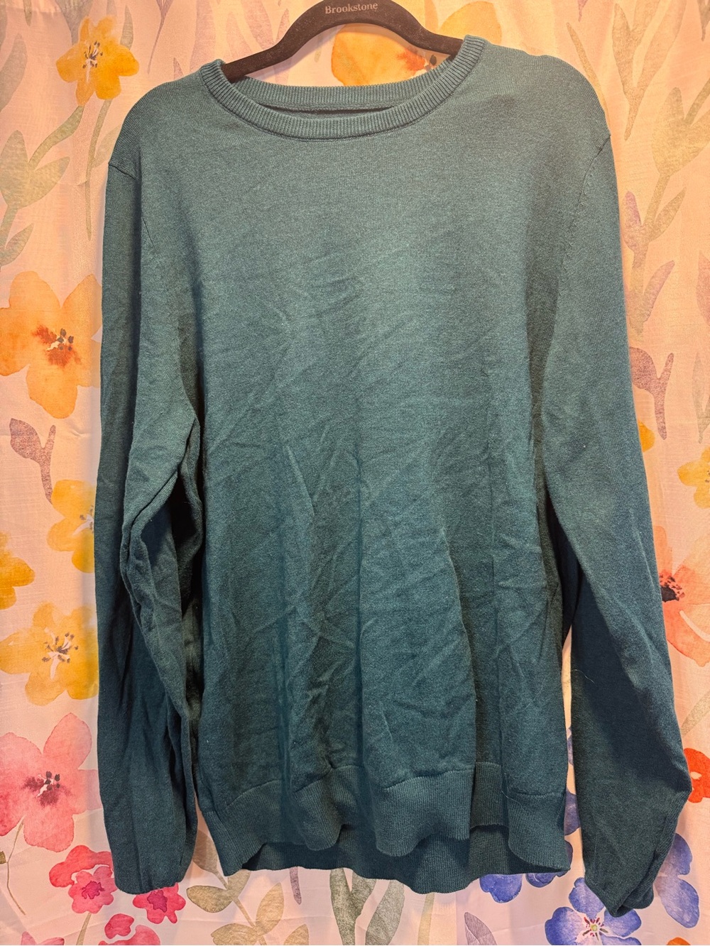 Sonoma Teal Crewneck Sweater